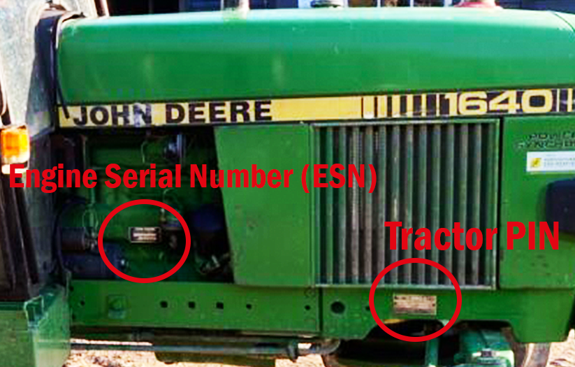 John Deere Engine Identification