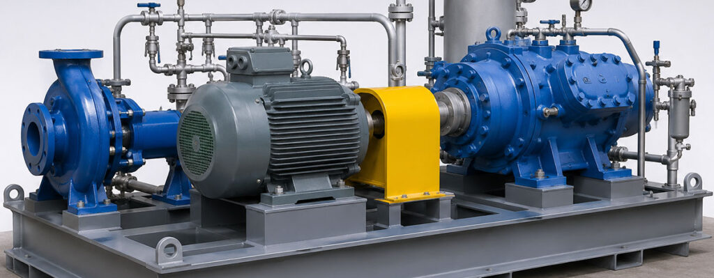 Skid mounted pump